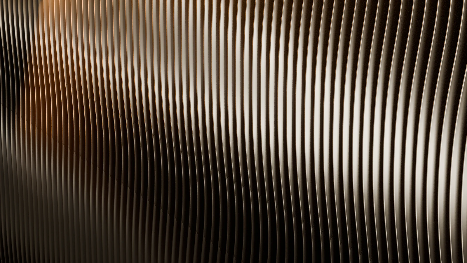 Façade sculptée en aluminium